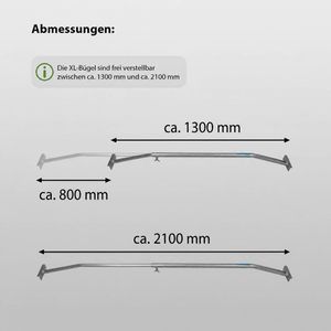 Produktbild für Flachplanenbügel Trutzholm aus Aluminium