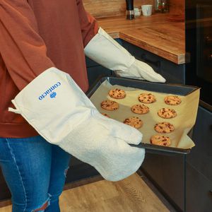 Produktbild für Ofenhandschuh Contacto Backhandschuhe 6543/400, beige