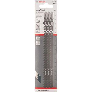 Produktbild für Stichsägeblätter Bosch Speed for Wood, T 744 D
