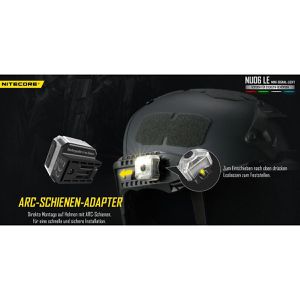 Produktbild für Warnleuchte Nitecore NU06LE, RGB, mit 180° LED