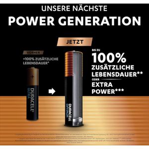 Produktbild für Batterien Duracell Optimum, Alkaline