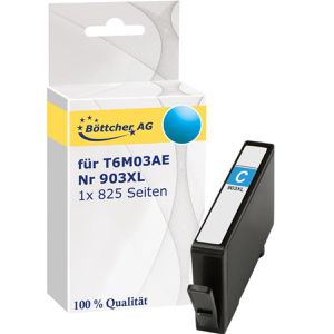 Tinte Böttcher-AG Premium für HP 903XL, T6M03AE, cyan