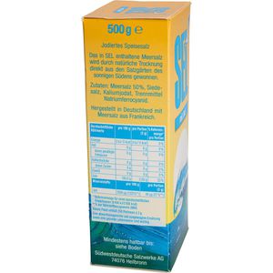 Produktbild für Salz SEL Speisesalz, in der Schachtel