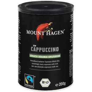 Mount-Hagen Kaffee Cappuccino, BIO, löslicher Kaffee, fairtrade, 200g