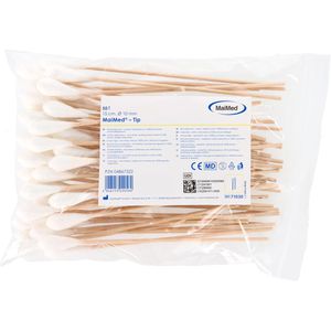 Wattestäbchen MaiMed 71030, Holz, 15cm