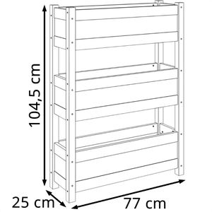 Produktbild für Hochbeet vidaXL 823936, aus Kiefernholz