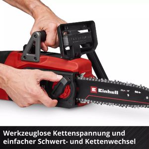 Produktbild für Kettensäge Einhell GE-LC 18/25 Li BL-Solo, Akku