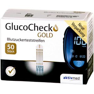 Produktbild für Blutzuckerteststreifen Aktivmed GlucoCheck Gold