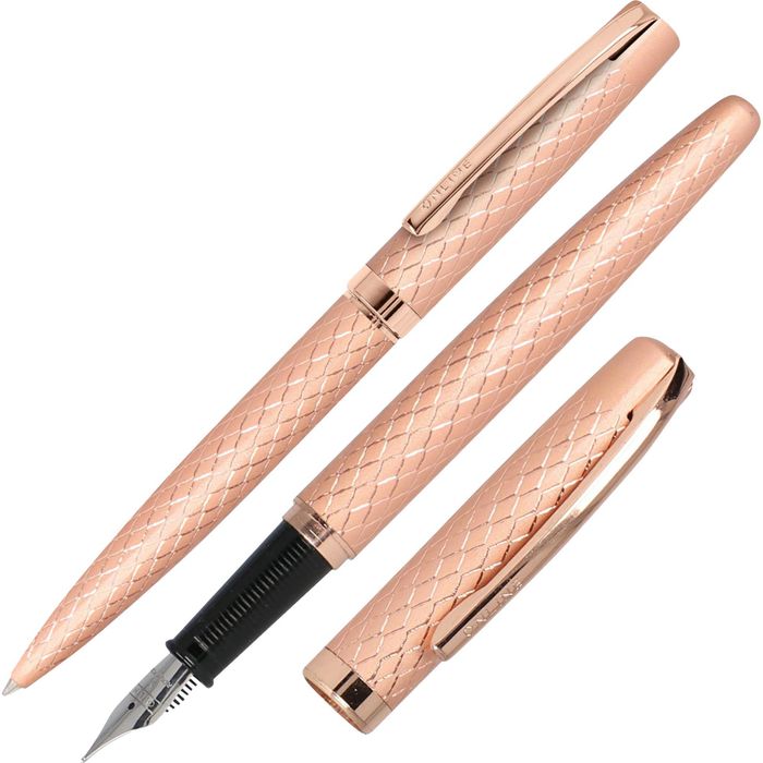 ONLINE Füllhalter Air Mit Iridiumfeder M – In Pastel Rose, Inkl. Blauer Tintenpatrone, Für Links- & Rechtshänder