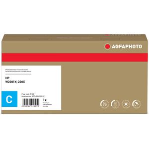 Produktbild für Toner AgfaPhoto für HP 220X, W2201X, cyan