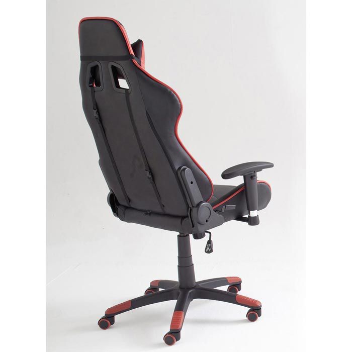 MCRACING GamingStuhl 5, 62495SR3, schwarz / rot, Kunstleder, belastbar bis 120 kg Böttcher AG