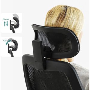 Produktbild für Bürostuhl Songmics OBN087B01