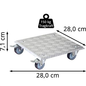 Produktbild für Pflanzenroller Wagner-System ALASKA GH 7004,bis 150kg, 28x28cm