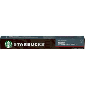 Starbucks Kaffeekapseln by Nespresso, Decaf Espresso Roast, 10 Kapseln, für Nespresso