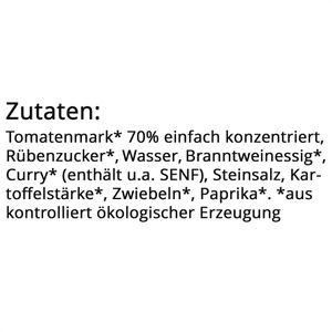 Produktbild für Ketchup Zwergenwiese Curryketchup, Tomatenmarkanteil 70%, BIO