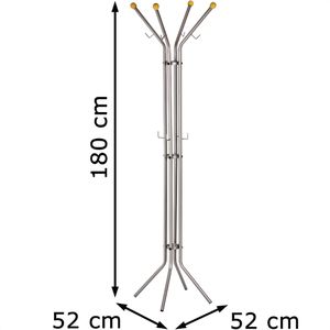 Produktbild für Garderobenständer Alco 2800, silber