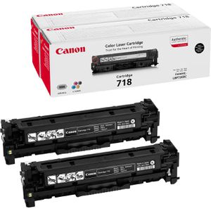Toner Canon 718BK, 2662B005 schwarz