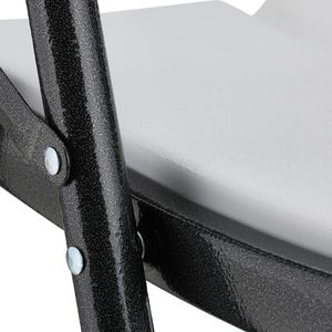 Produktbild für Klappstuhl Relaxdays 1004960349, weiß