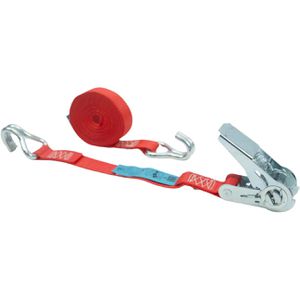 Produktbild für Spanngurt Dolezych DoZurr 700, rot, mit Haken &amp; Ratsche
