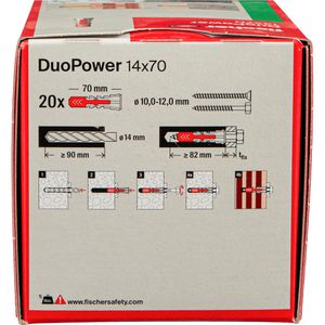 Produktbild für Dübel Fischer 538254, DuoPower 2 Komponenten-Dübel