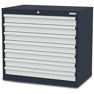 Schubladenschrank Simplaflex CL9H080700, Metall