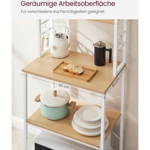 Produktbild für Küchenregal Vasagle KKS024W09, eiche