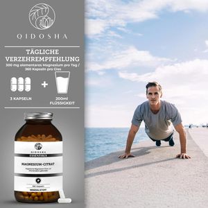 Produktbild für Magnesium Qidosha Citrat, 300 Kapseln