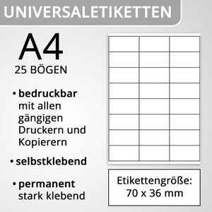 Produktbild für Universaletiketten Herma 10905 Special, weiß