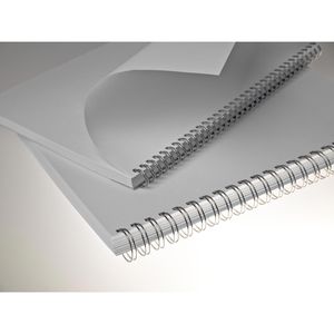 Produktbild für Drahtbinderücken Renz Ring Wire, silber, für A4