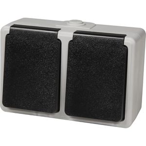 Steckdose McPower Taff, IP44, Aufputz