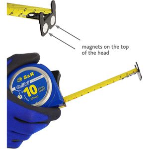 Produktbild für Maßband S&amp;R 421.410.025, COLIBRI