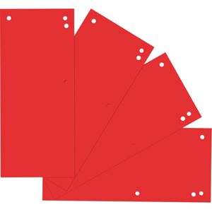 Produktbild für Trennstreifen DONAU 8620100-04PL Duo, rot