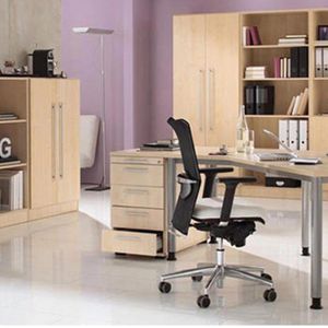 Produktbild für Rollcontainer Hammerbacher H-Serie, aus Holz, ahorn