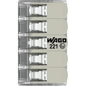 Produktbild für Verbindungsklemme Wago Compact, 221-485, 5 Leiter