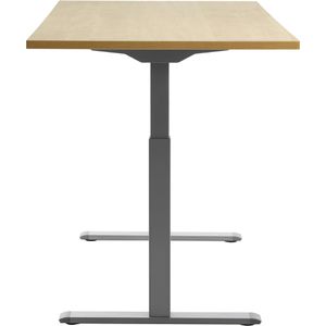 Produktbild für Schreibtisch Topstar E-Table, ahorn / silber