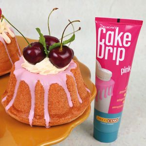 Produktbild für Kuchenglasur Decocino Cake Drip, Zuckerglasur, pink
