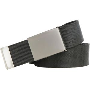 Gürtel Shenky 4cm Stoffgürtel matt, schwarz