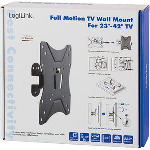 Produktbild für TV-Wandhalterung LogiLink BP0006, bis 25 kg