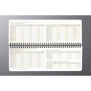 Produktbild für Tischkalender Sigel C2780, Conceptum, quer mit Register