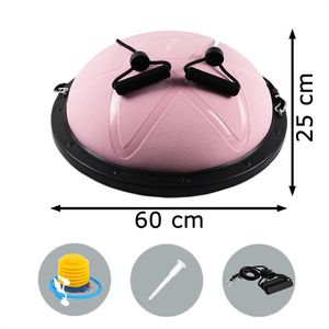 Produktbild für Balance-Ball DH-FitLife Yoga, mit Luftpumpe &amp; Fitnessbändern