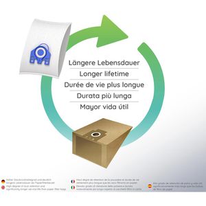 Produktbild für Staubsaugerbeutel McFilter MSM 29 Maxi, 16 Stück