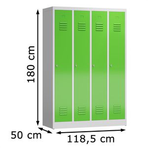 Produktbild für Spind ClassiX X-510145, grün