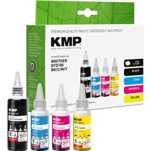 Produktbild für Tinte KMP für Brother BTD180VAL ValuePack