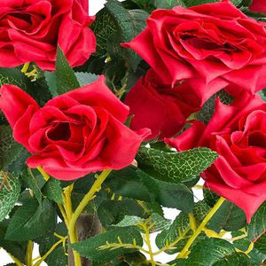 Produktbild für Kunstpflanze Decovego Rosenbusch