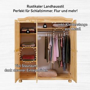 Produktbild für Kleiderschrank Inter-Link Bern, kiefer