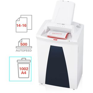 Produktbild für Aktenvernichter HSM SECURIO AF500, 2103111, weiß, mit Rollen