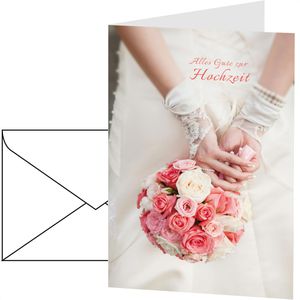 Produktbild für Hochzeitskarte LUMA 180, Brautstrauß