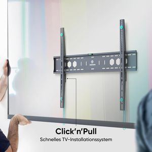 Produktbild für TV-Wandhalterung Onkron UF12-B, bis 120 kg