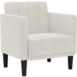 Produktbild für Loungesessel vidaXL 4100559, creme