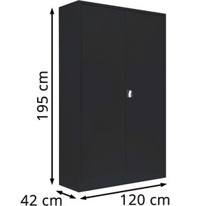 Produktbild für Aktenschrank Lüllmann 530379, aus Metall
